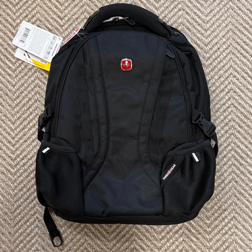 SwissGear Black Laptop Backpack, NWT